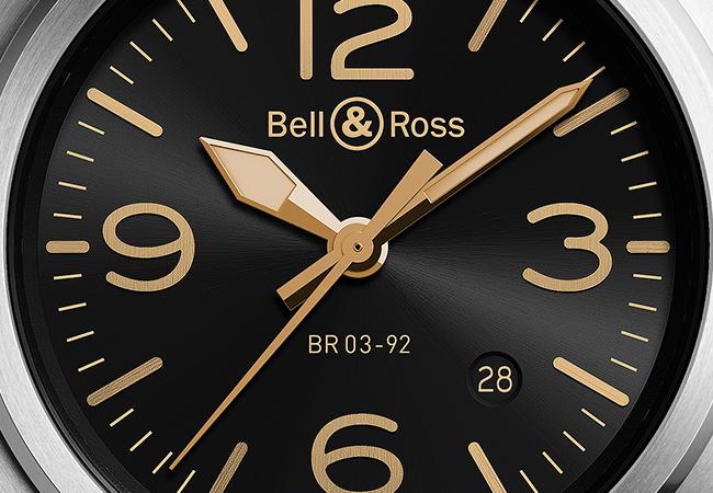 Bell & Ross Golden Heritage系列,型號:BR 03-92