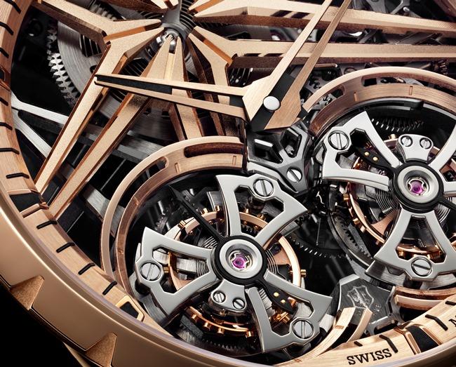 ROGER DUBUIS Excalibur 鏤空飛行陀飛輪腕錶