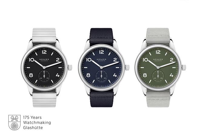 格拉蘇蒂NOMOS Glashütte Club Automatic olive自動腕錶，型號：753.S3