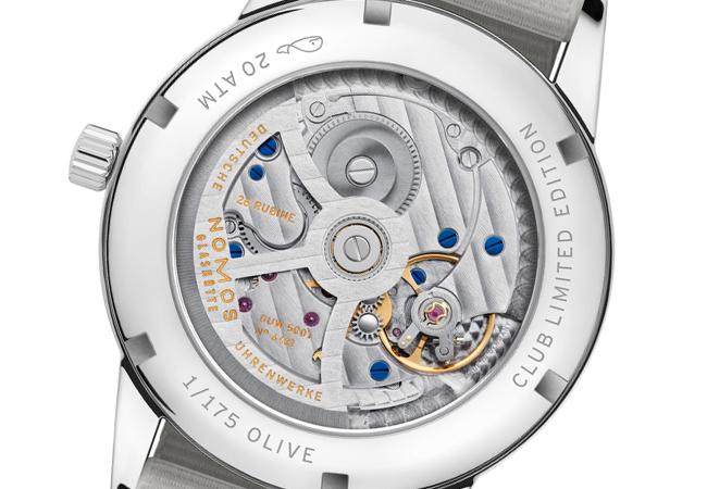 格拉蘇蒂NOMOS Glashütte Club Automatic olive自動腕錶