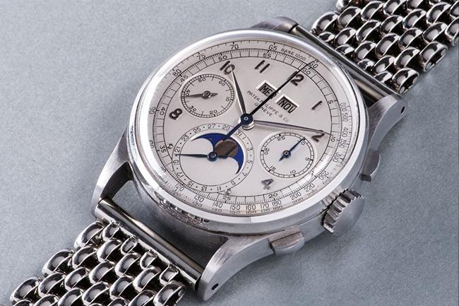 PATEK PHILIPPE百達翡麗萬年曆計時腕錶Ref.1518