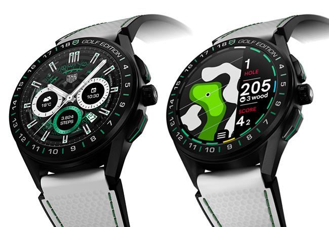 泰格豪雅TAG Heuer Connected高爾夫球特別版智能腕錶，型號：SBG8A82.EB0206