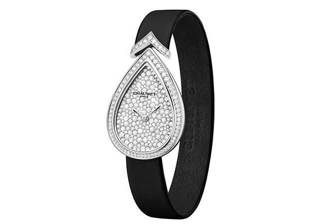 Joséphine Aigrette白金鑲鑽腕錶