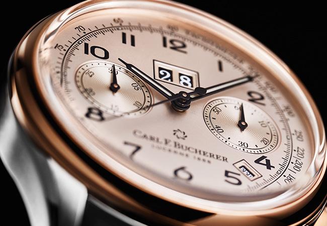 寶齊萊傳承系列年曆雙盤計時碼錶