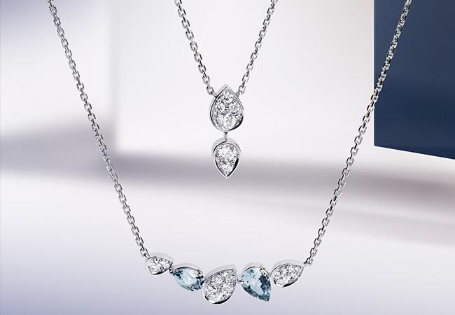 Joséphine Ronde d'Aigrettes18K白金吊墜