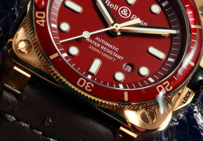 BELL & ROSS BR 03-92 Diver Red Bronze