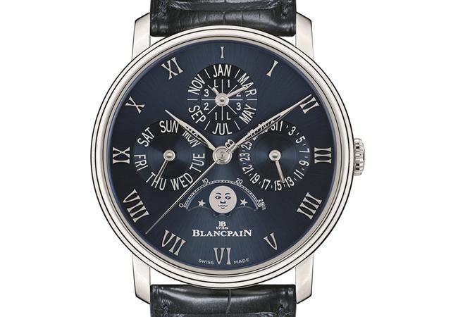 BLANCPAIN Villetet隱藏式調校萬年曆腕錶