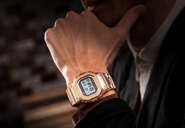 卡西歐G-SHOCK Full Metal玫瑰金