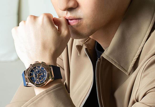 宇舶HUBLOT Classic Fussion Aerofusion Chronograph Orlinski Orlinski鏤空計時碼錶