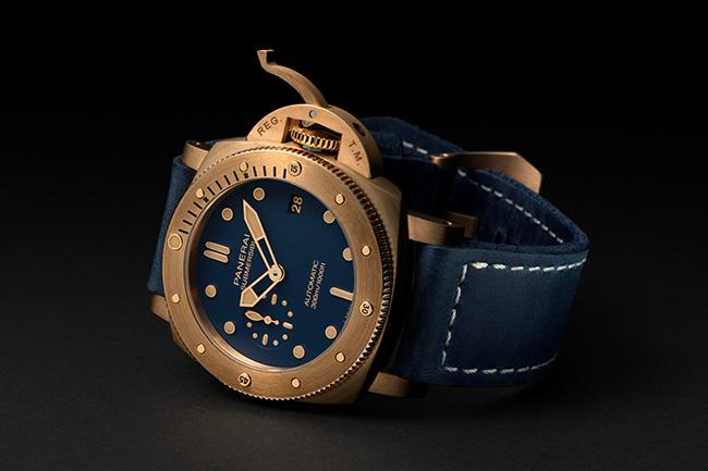 沛納海Submersible Bronzo Blu Abisso專業潛水青銅腕錶