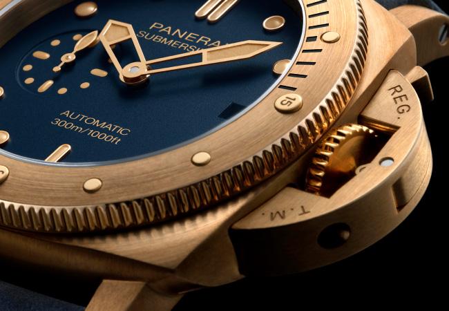 沛納海Submersible Bronzo Blu Abisso專業潛水青銅腕錶