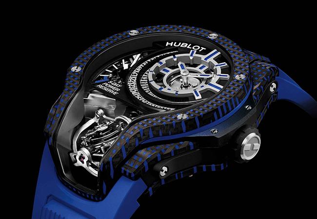 宇舶雙軸陀飛輪3D彩色碳纖維腕錶