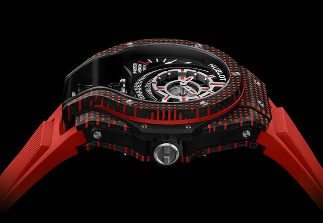 宇舶雙軸陀飛輪3D彩色碳纖維腕錶