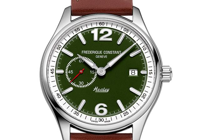 康斯登古董賽車系列希利小秒針自動腕錶