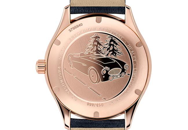 康斯登古董賽車系列希利小秒針自動腕錶