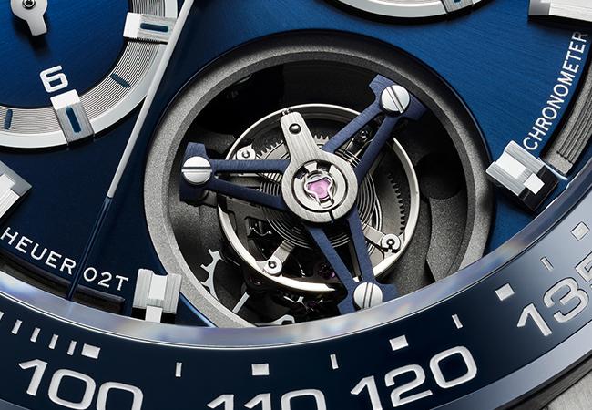泰格豪雅TAG Heuer限量Carrera藍色陀飛輪腕錶