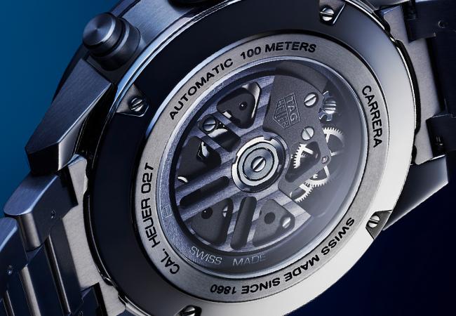 泰格豪雅TAG Heuer限量Carrera藍色陀飛輪腕錶