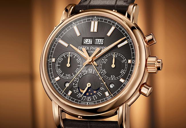 百達翡麗PATEK PHILIPPE 5204R-011雙秒追針計時萬年曆腕錶