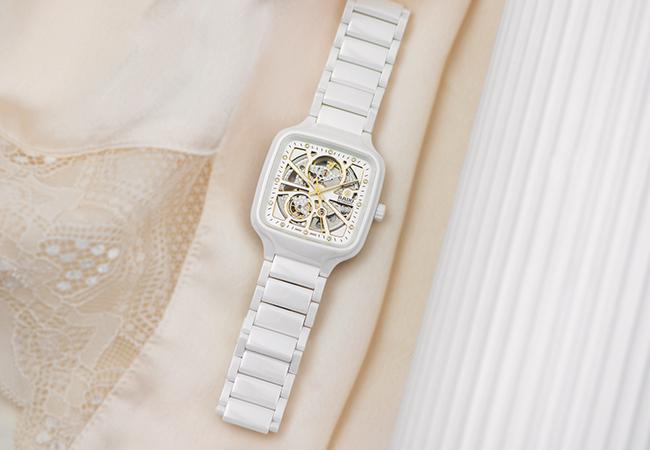 RADO True Square真我方型陶瓷腕錶