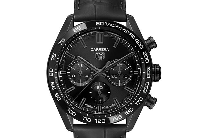 泰格豪雅TAG Heuer Carrera H02湛黑版限量計時腕錶日本限定