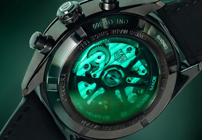 泰格豪雅TAG Heuer Carrera H02湛黑版限量計時腕錶日本限定