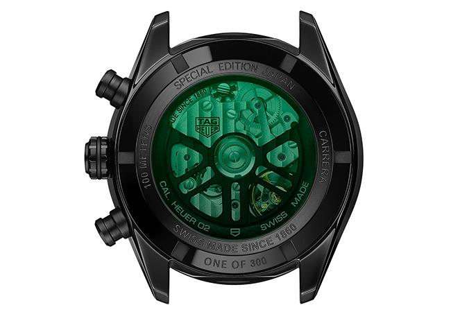 泰格豪雅TAG Heuer Carrera H02湛黑版限量計時腕錶日本限定