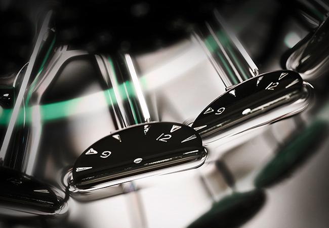 歐米茄OMEGA海馬300系列三明治錶盤