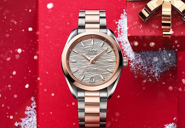 歐米茄OMEGA AQUA TERRA 150米系列同軸擒縱34毫米大師天文台腕錶