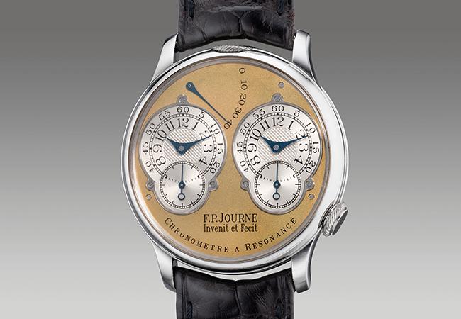 F.P. Journe鉑金兩地時區腕錶