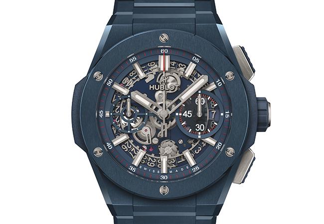宇舶HUBLOT Big Bang Integral藍陶瓷腕錶
