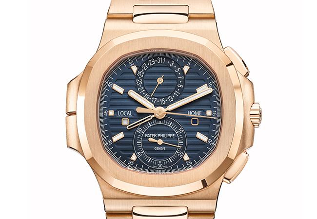 百達翡麗PATEK PHILIPPE 5990/1R Nautilus兩地時間計時碼錶