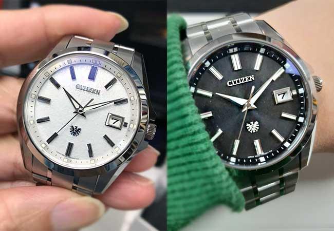 The CITIZEN Cal. A060光動能萬年曆鈦金屬腕錶皓雪白和紙面盤