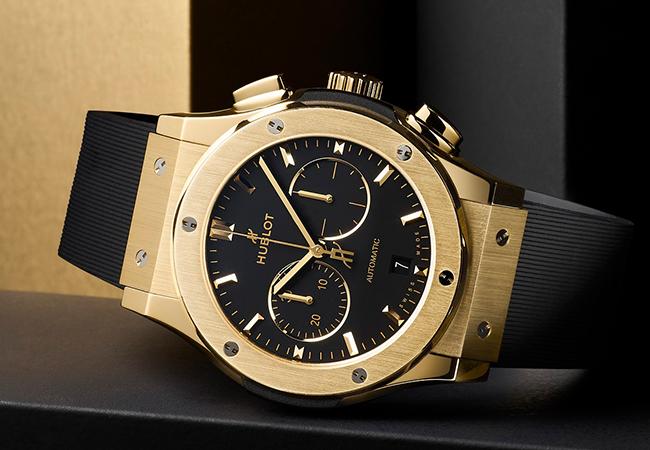 宇舶HUBLOT經典融合系列黃金計時腕錶