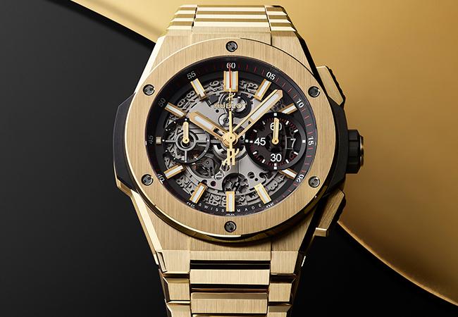 宇舶HUBLOT Big Bang Unico黃金鍊帶計時腕錶黃金款