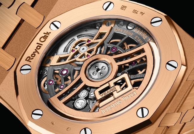 愛彼AUDEMARS PIGUET皇家橡樹系列「JUMBO」超薄鏤空腕錶