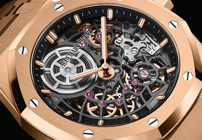 愛彼AUDEMARS PIGUET皇家橡樹系列「JUMBO」超薄鏤空腕錶