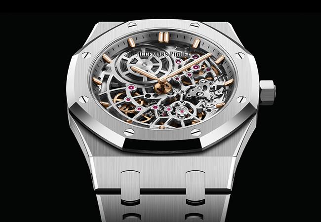 愛彼AUDEMARS PIGUET皇家橡樹系列「JUMBO」超薄鏤空腕錶