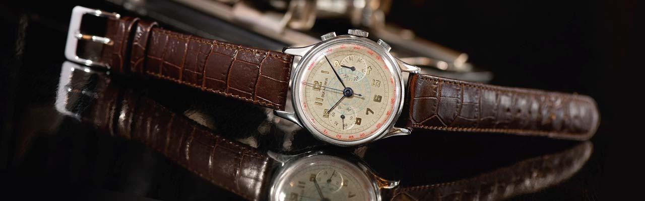 CARL F. BUCHERER寶齊萊1950年代生產的計時碼錶。