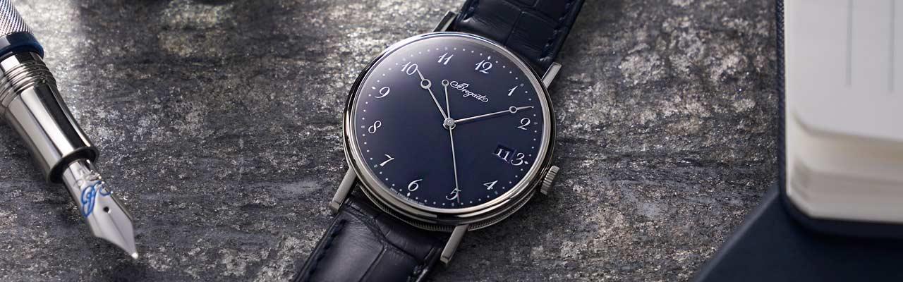 BREGUET寶璣Classique 5177藍色大明火琺瑯面盤腕錶