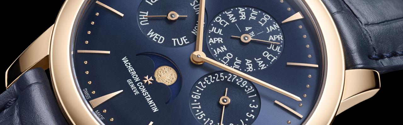 江詩丹頓Patrimony超薄萬年曆腕錶