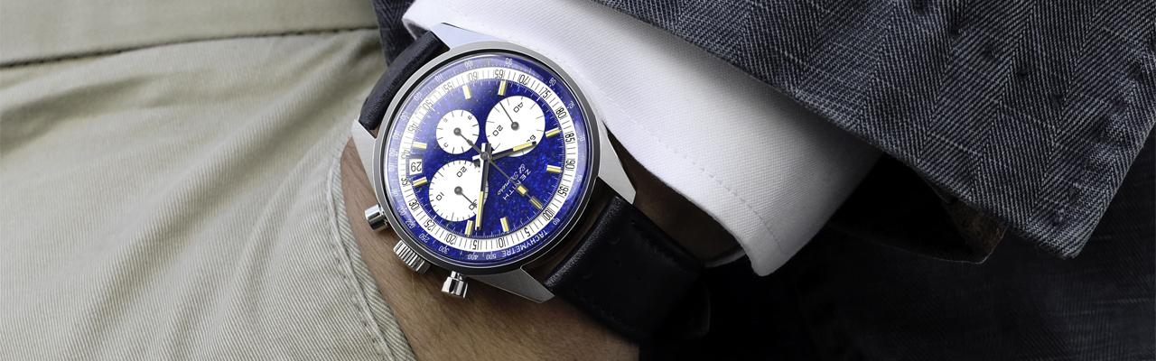 真力時El Primero鉑金計時碼錶