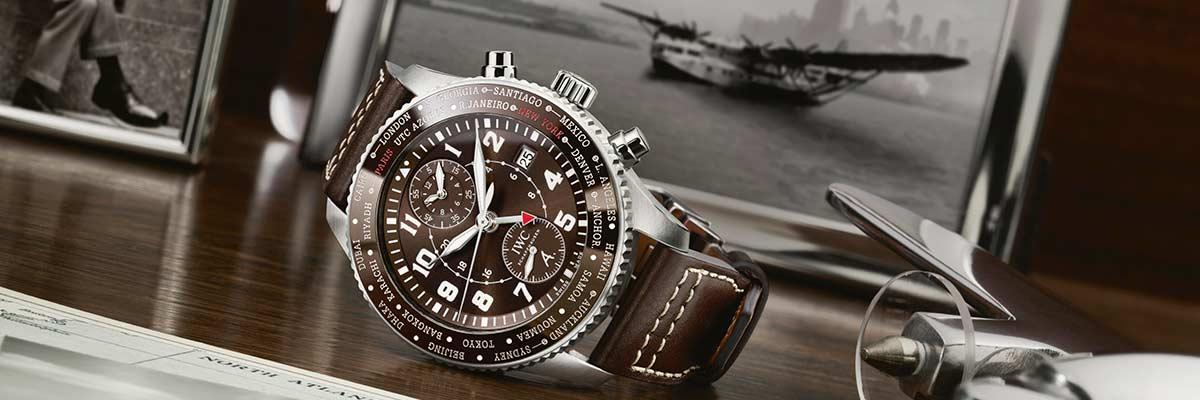 IWC飛行員系列世界時區計時腕錶「80 年紐約之旅」