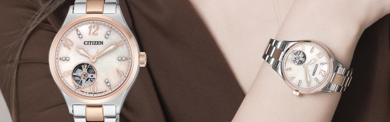 HEBE優雅代言星辰女錶新品PC1006-84D