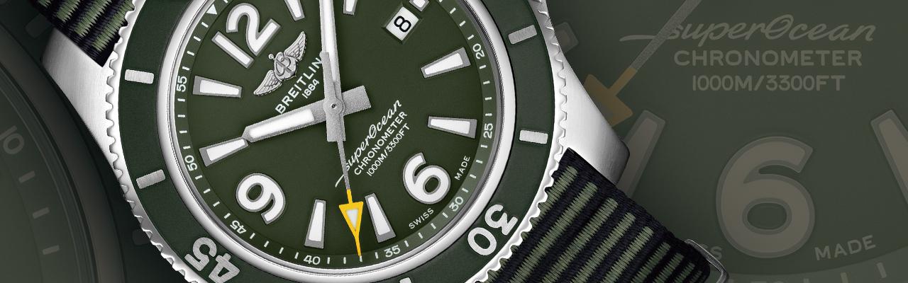 百年靈超級海洋自動腕錶Outerknown特別版