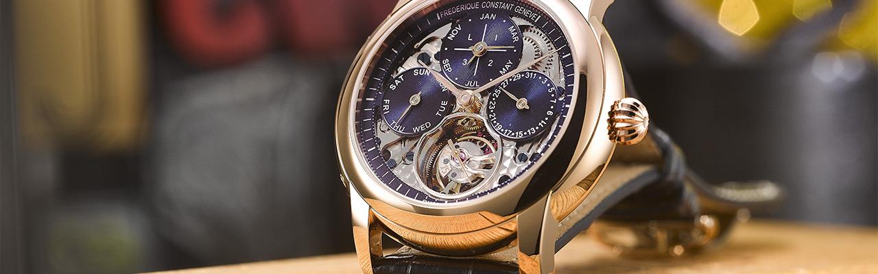 康斯登FC-975自製萬年曆陀飛輪