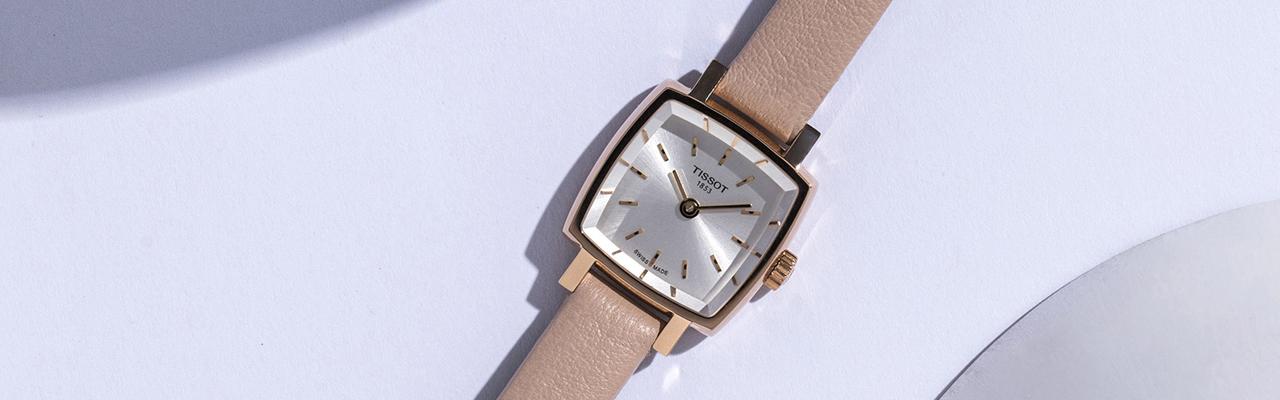 天梭臻愛系列方型款女錶