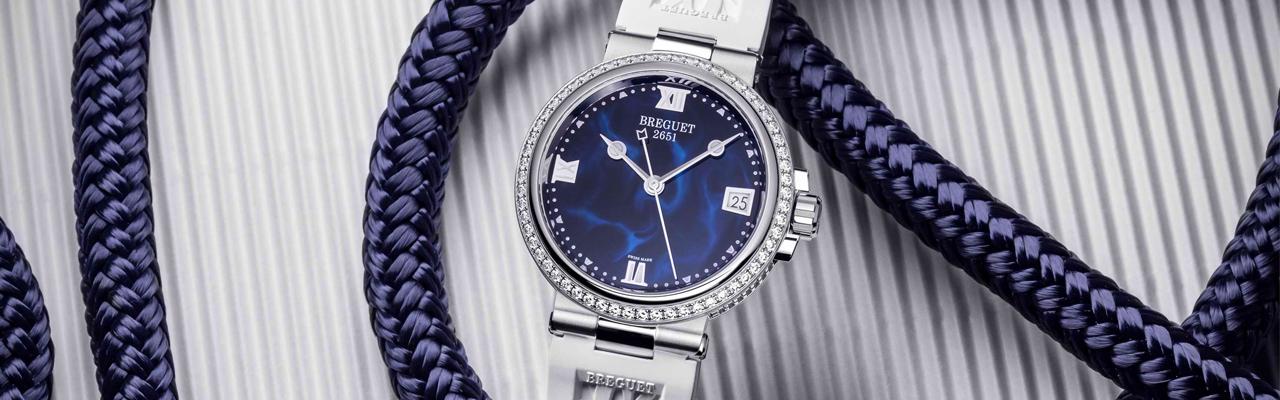 寶璣Marine Dame 9518 航海系列仕精鋼鑽錶