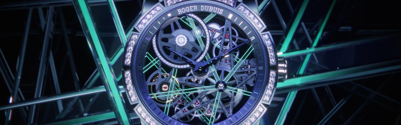  羅杰杜彼Excalibur Blacklight腕錶