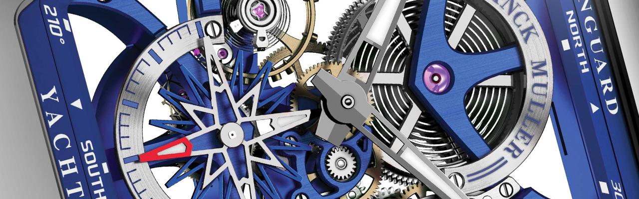 FRANCK MULLER Vanguard 7 Days Power Reserve Skeleton白K金腕錶