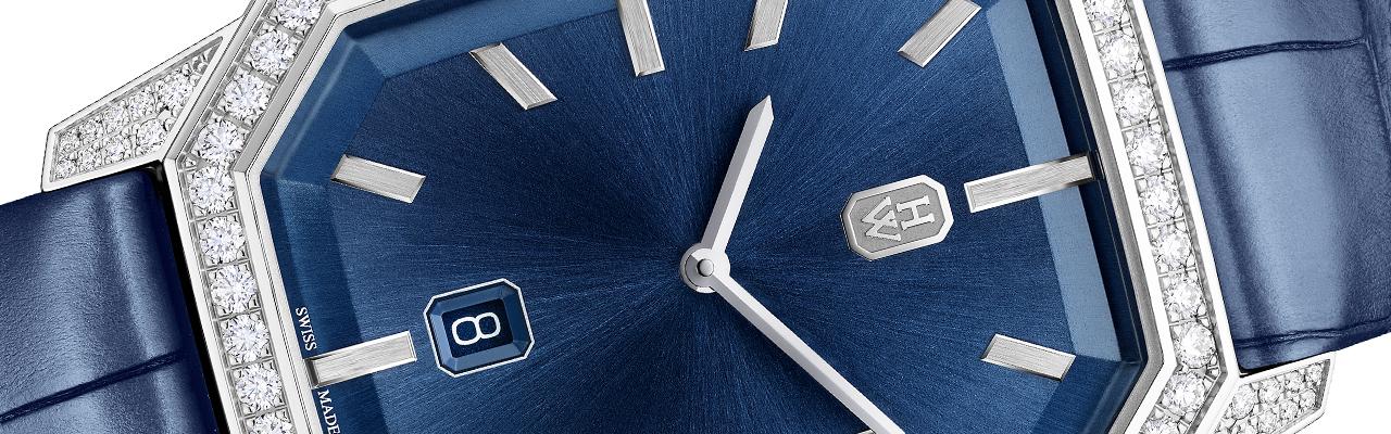 海瑞溫斯頓印記Emerald系列 33 毫米石英腕錶